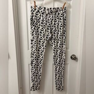Kate Quinn Women’s Bamboo Dragon Print Jogger Leggings size Medium